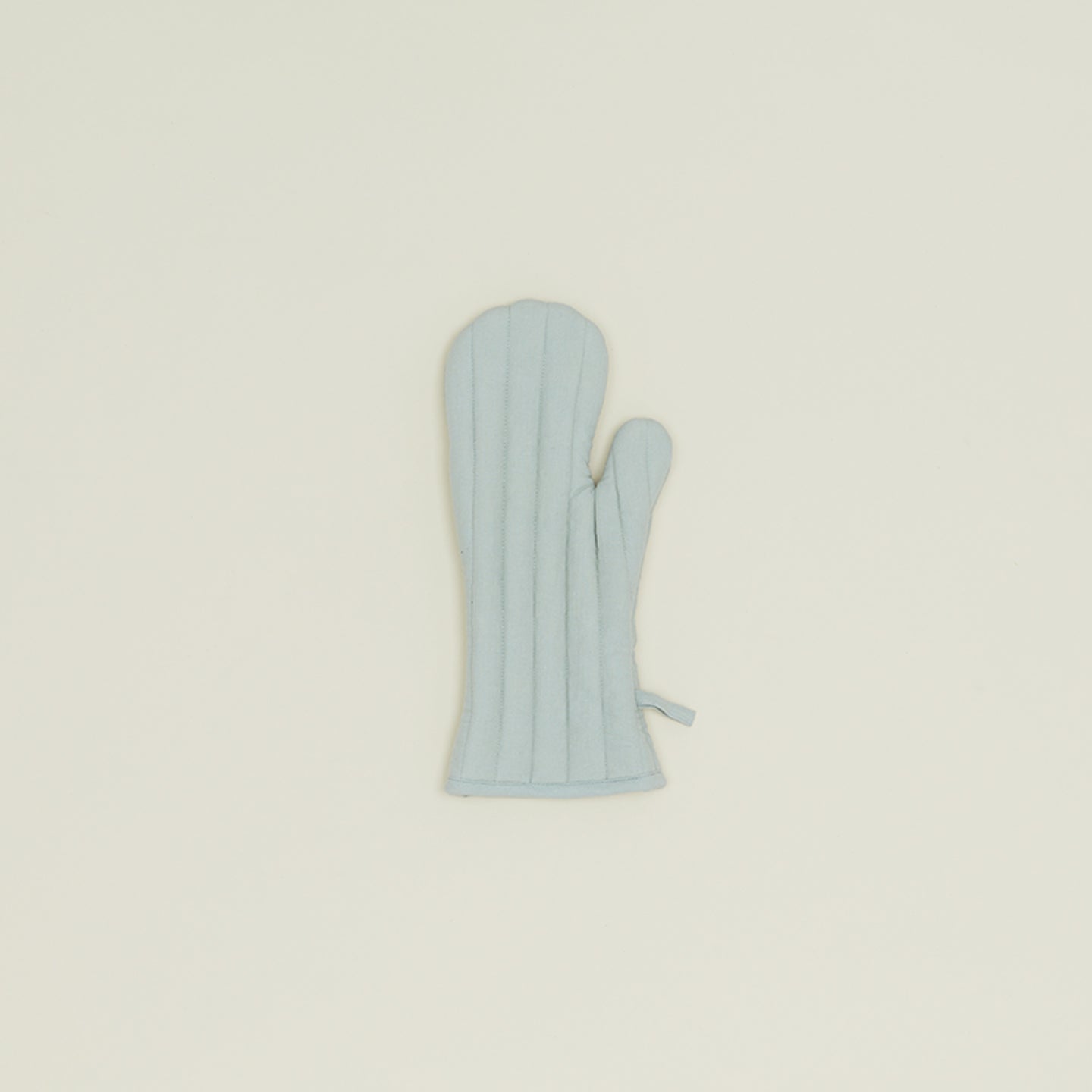 Simple Linen Oven Mitt - Sky