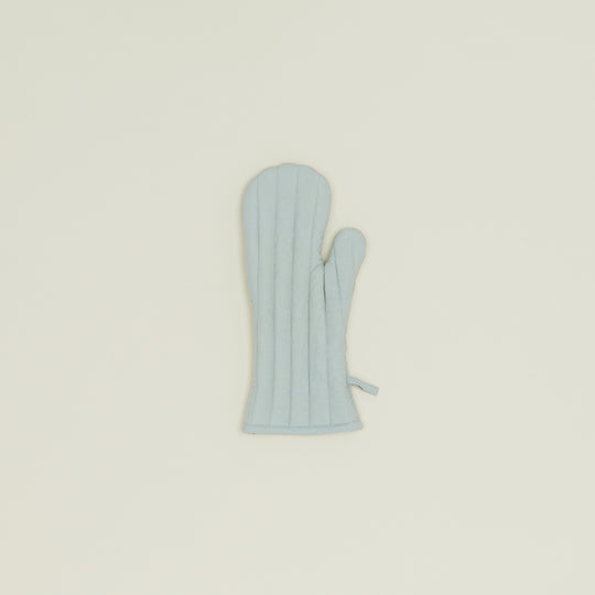 Simple Linen Oven Mitt - Sky