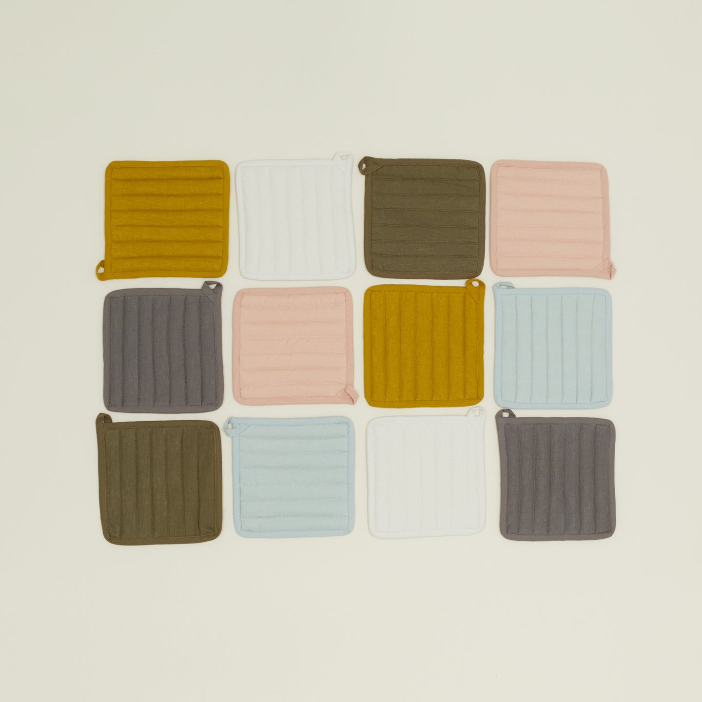 Simple Linen Pot Holder, Set of 2 Group