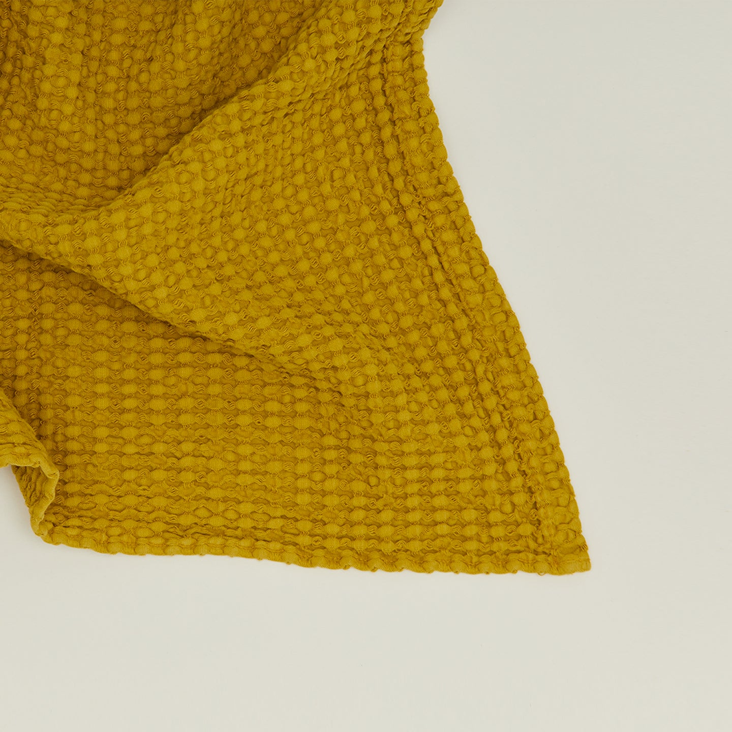 Simple Waffle Towel - Mustard
