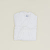Simple Waffle Bathrobe - White
