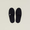 Simple Waffle Slippers - Black