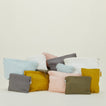 Simple Linen Zipper Pouch - Mustard