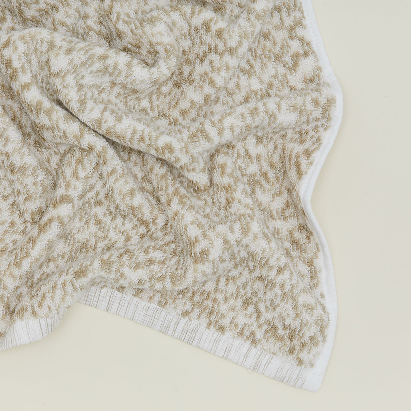 Space Dye Terry Towel - Flax