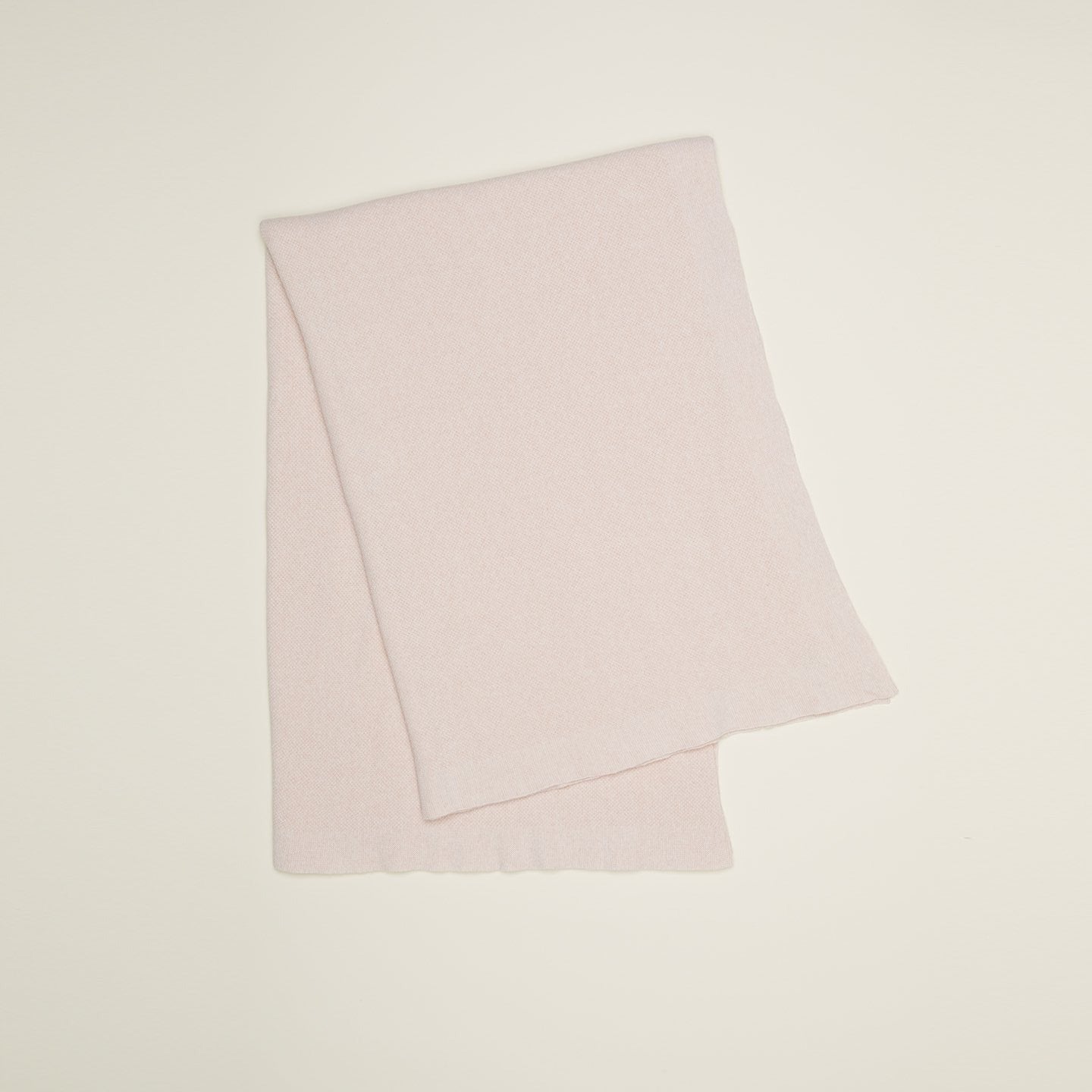 Simple Knit Oversized Throw - Blush