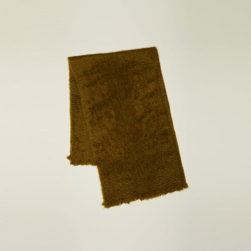 Solid Mohair Throw - Bronze