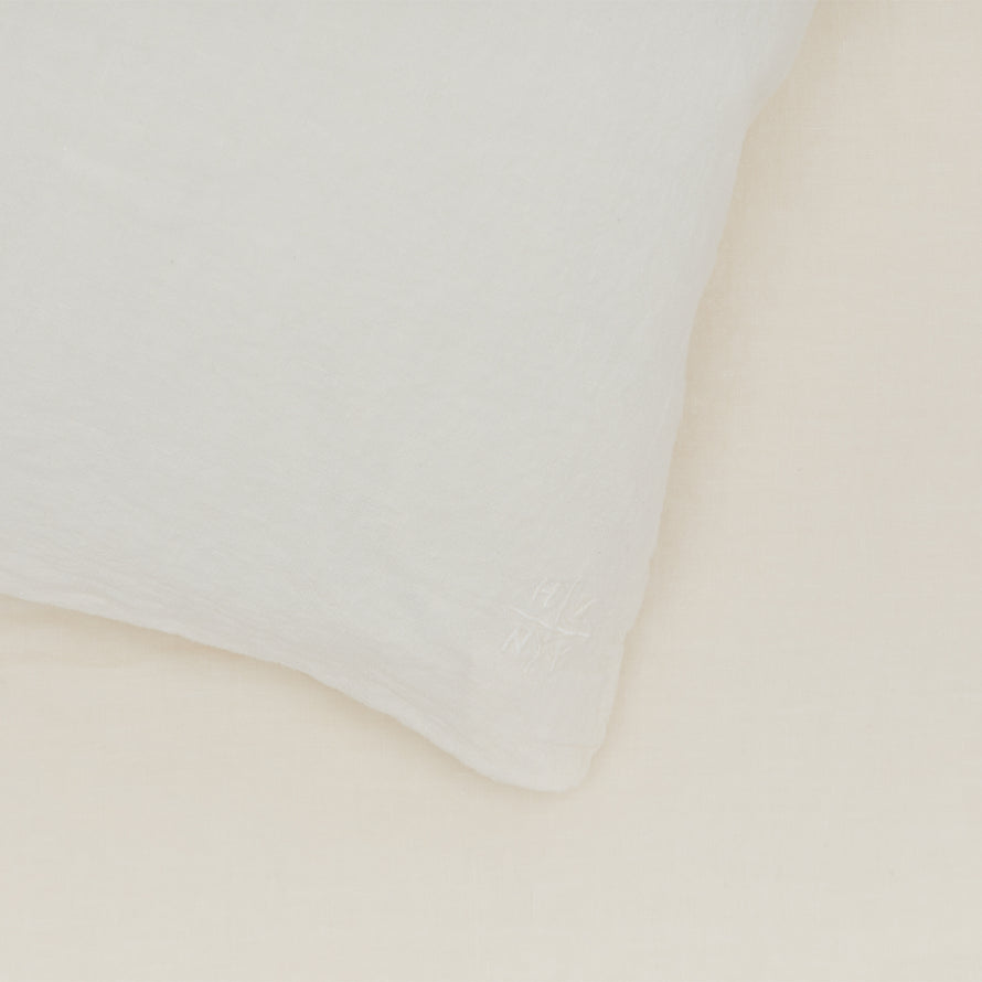 Simple Linen Euro Sham - Ivory