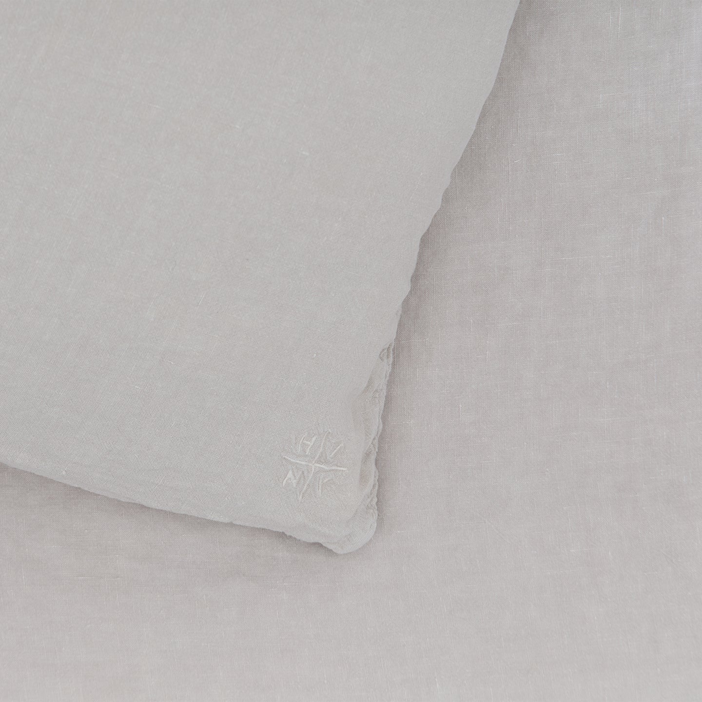 Simple Linen Euro Sham - Light Grey