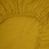 Simple Linen Fitted Sheet - Mustard