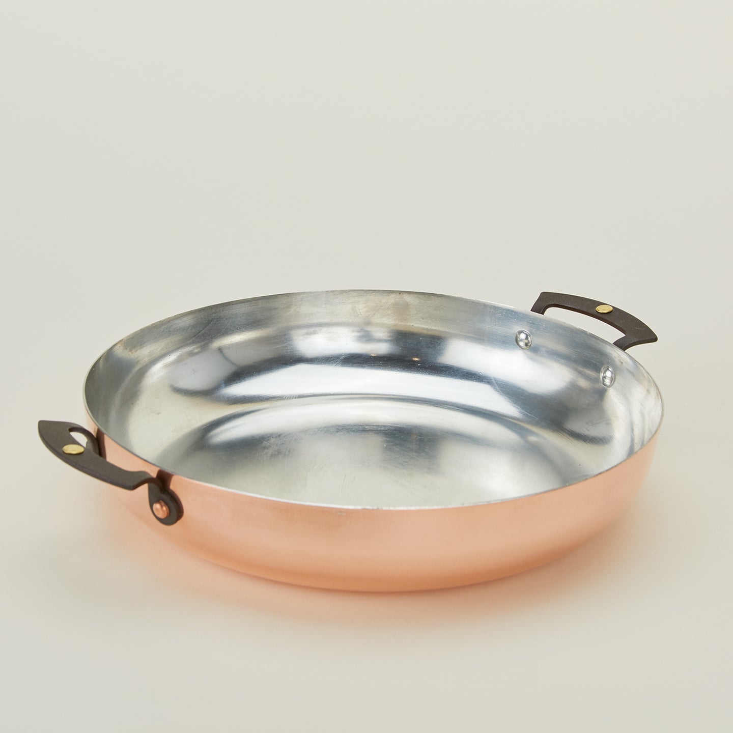 Copper Two Handled Saute Pan, 11"
