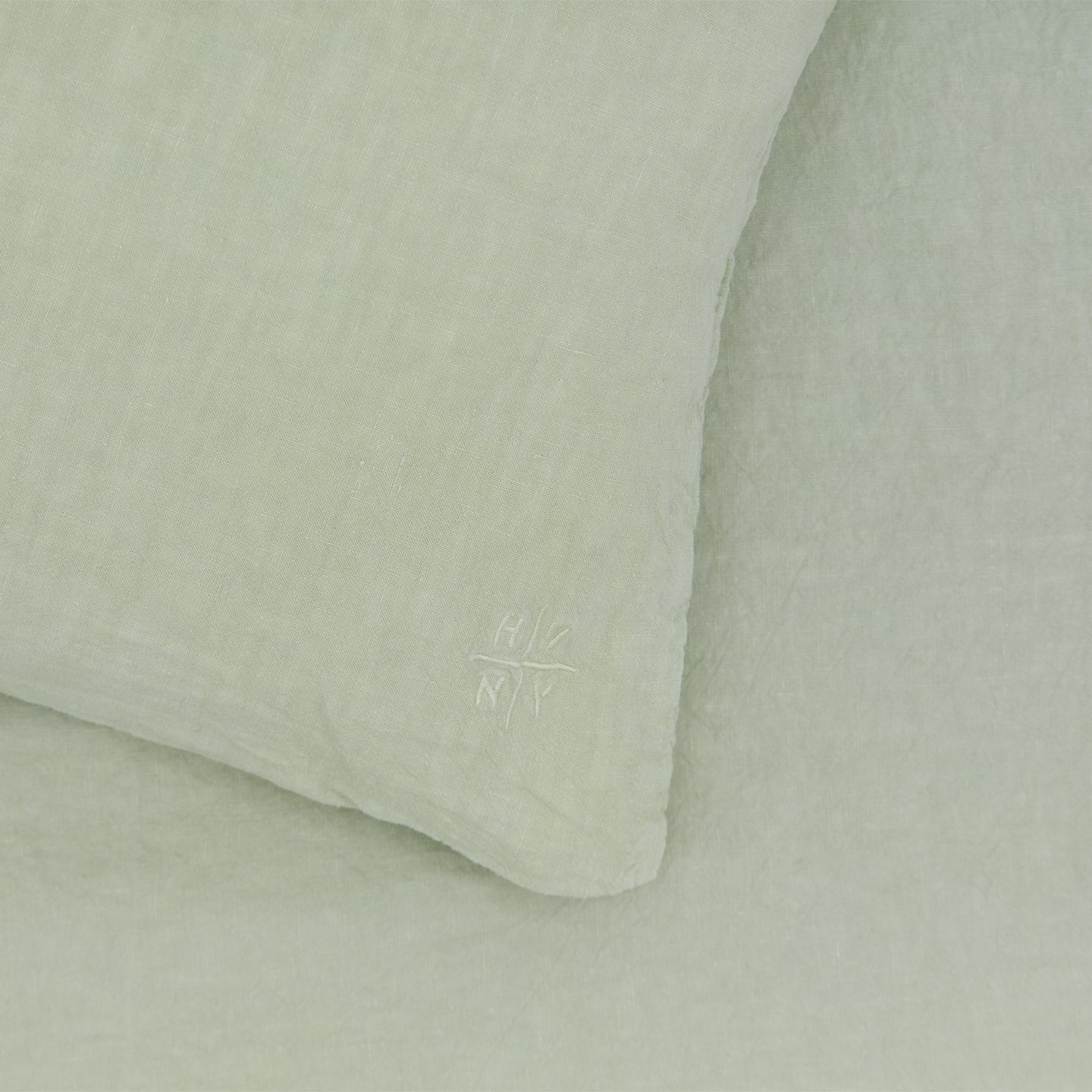 Simple Linen Euro Sham - Sage