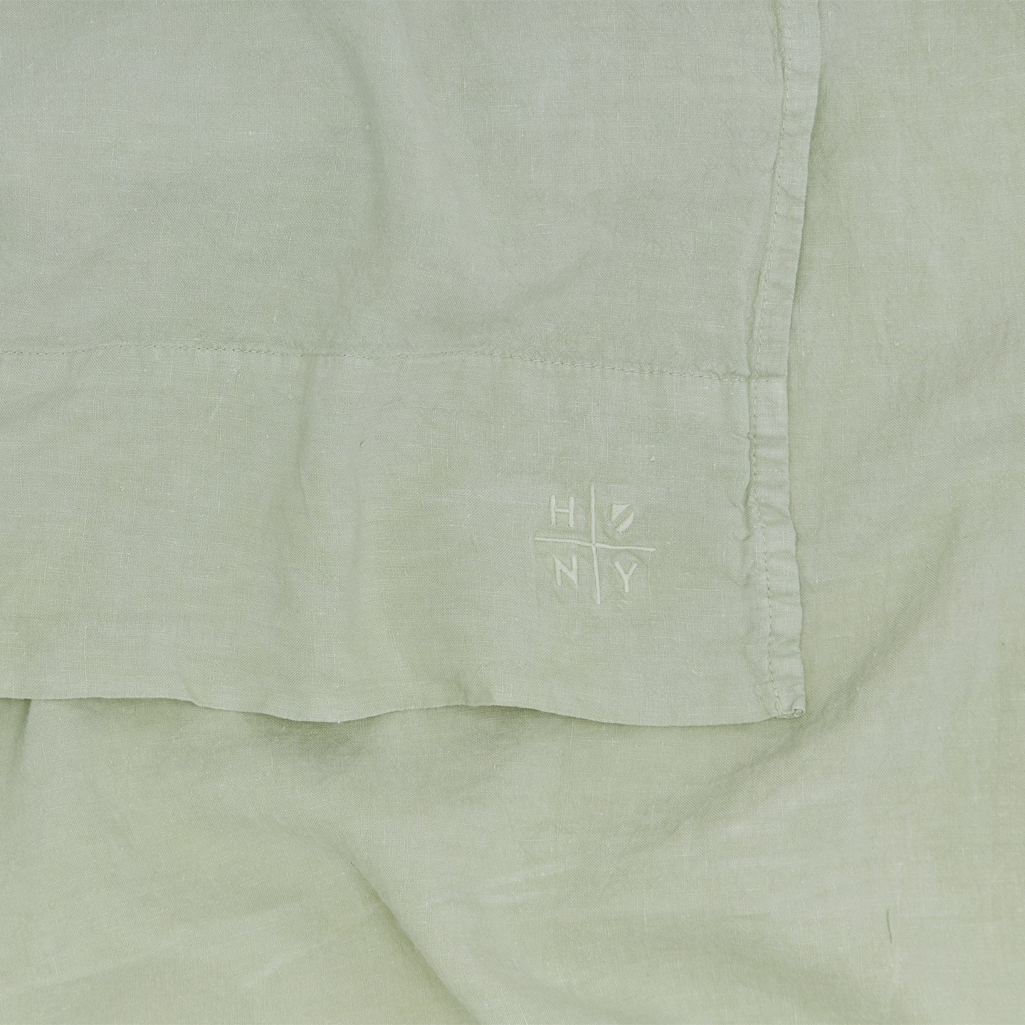 Simple Linen Flat Sheet - Sage