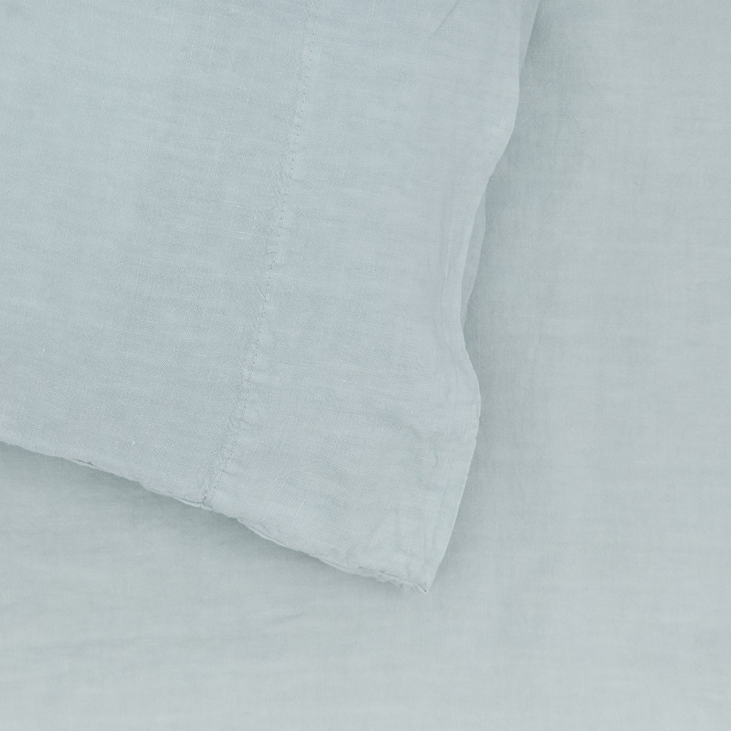 Simple Linen Pillowcases, Set of 2 - Sky
