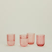 Small Seeded Glass, Set of 4 - Blush