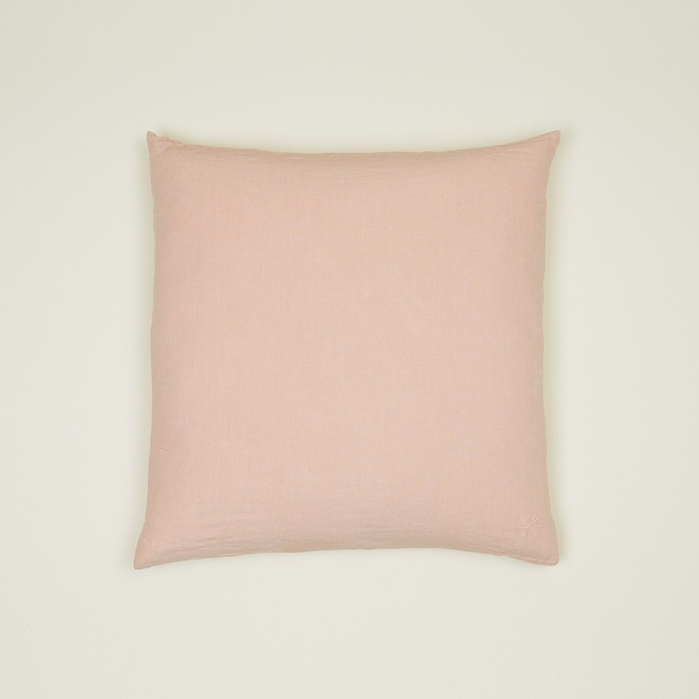 Simple Linen Euro Sham - Blush