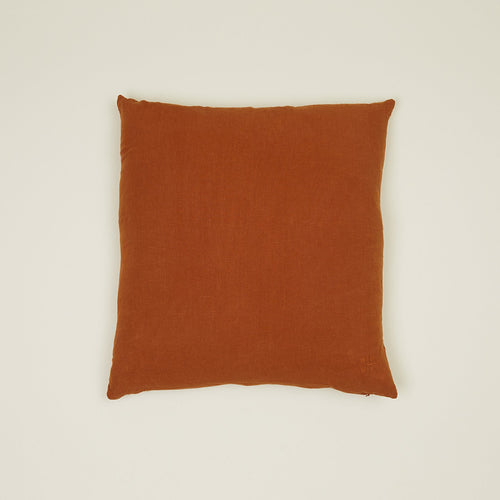 Simple Linen Euro Sham - Terracotta