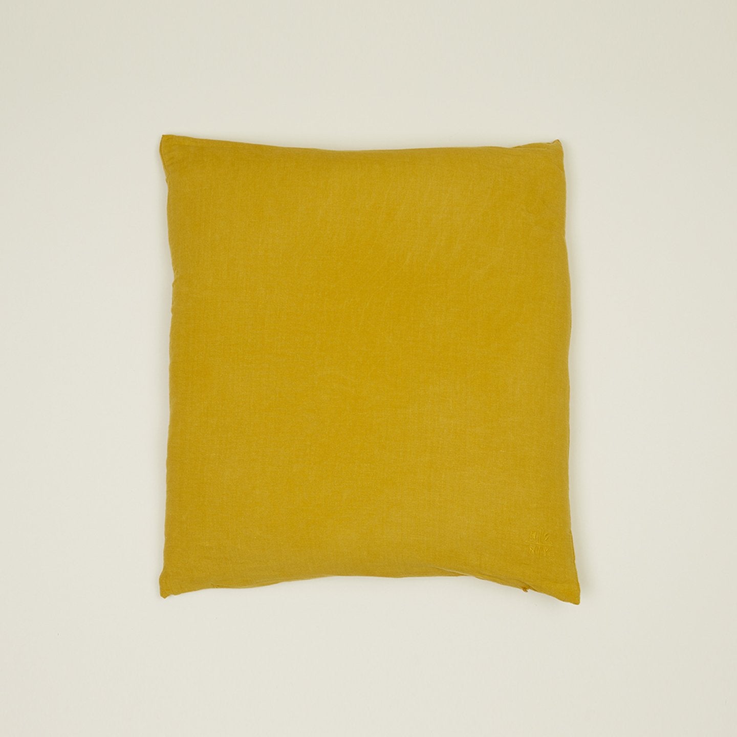 Simple Linen Euro Sham - Mustard
