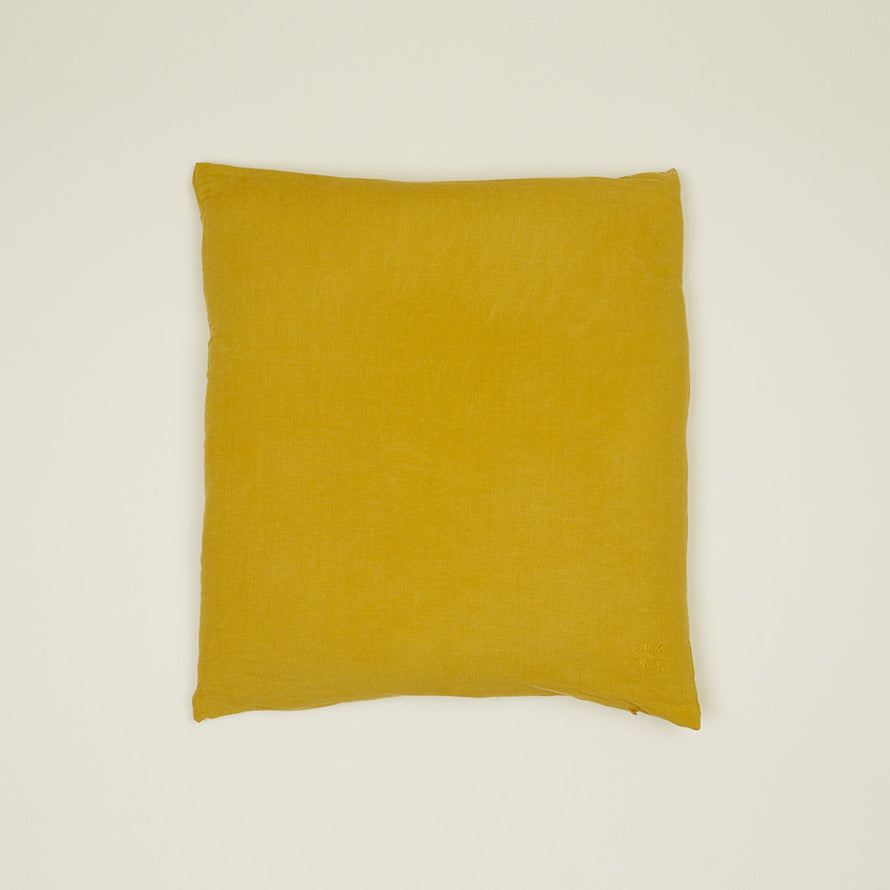 Simple Linen Euro Sham - Mustard