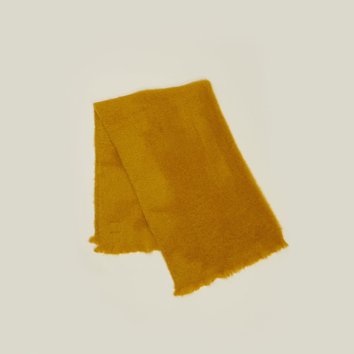 Solid Mohair Throw - Gold