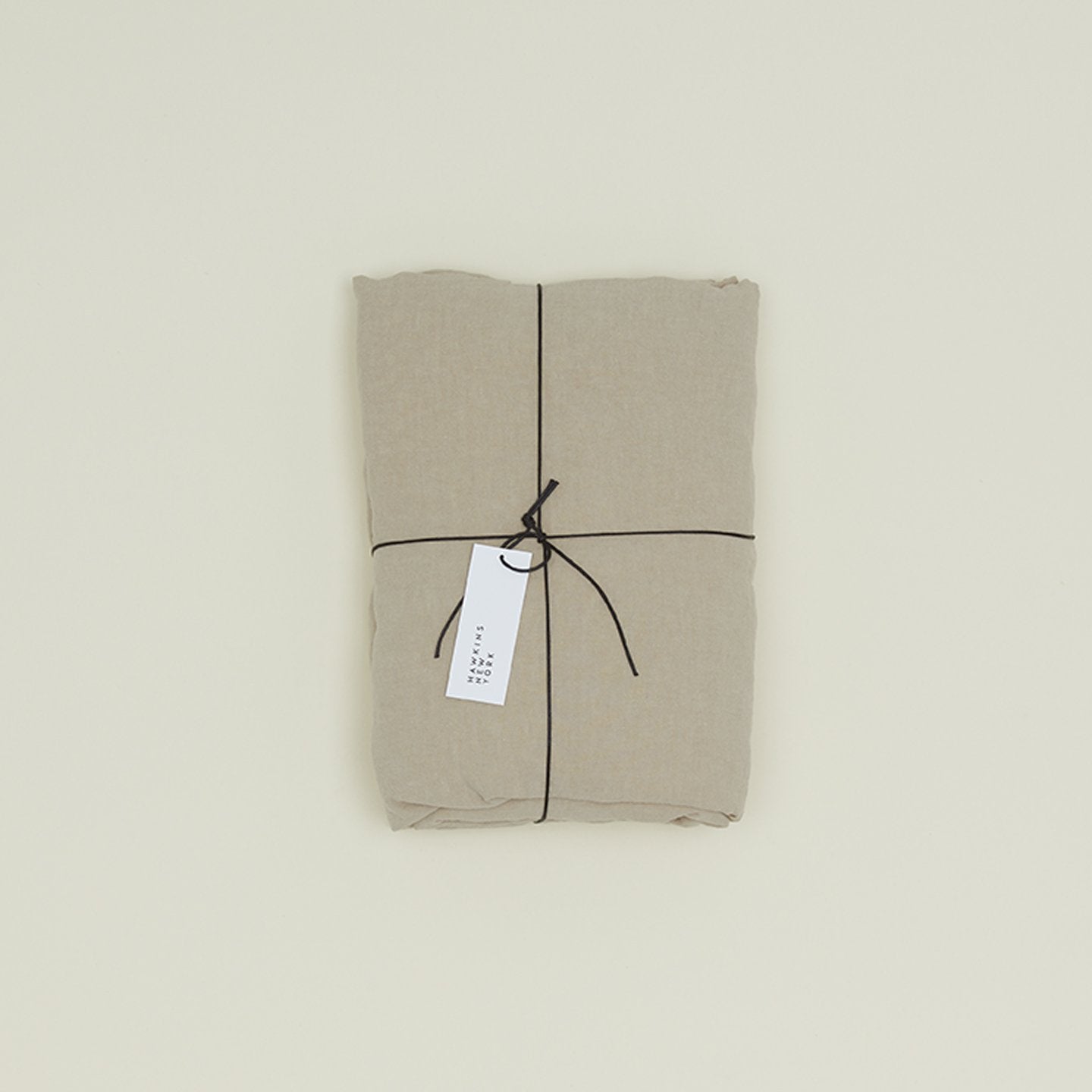 Simple Linen Fitted Sheet - Flax