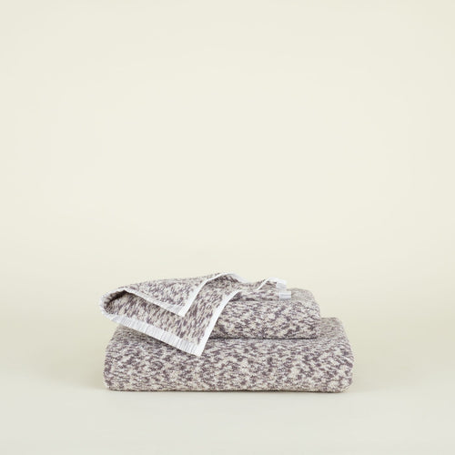 Space Dye Terry Towel - Grey